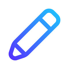 pencil gradient icon