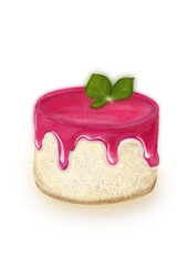 cake with strawberry