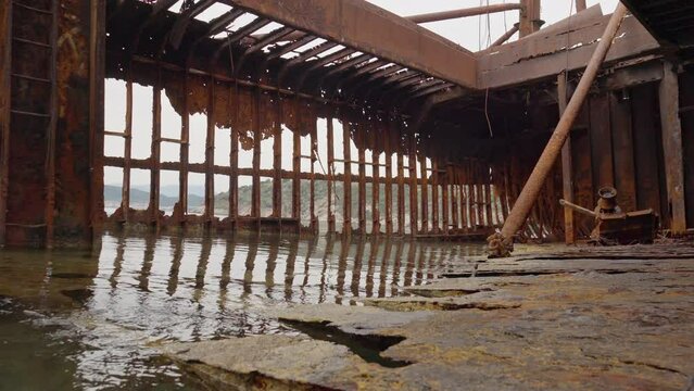  Dimitrios shipwreck in the peloponnese greece