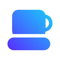 coffee mug gradient icon
