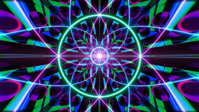 Psychedelic event vj texture art background