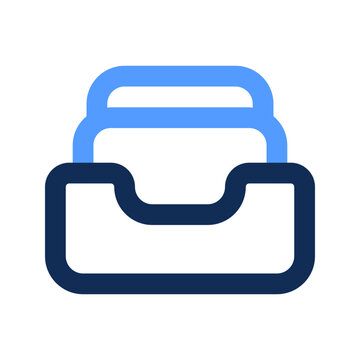 recommend clip art: file cabinet outline color icon