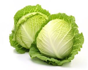 Obraz premium cabbage isolated on white background