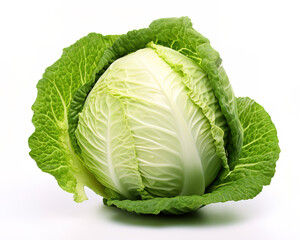 Obraz premium cabbage isolated on white background