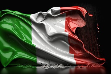 Italian flag, Generative AI
