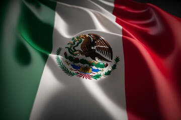 Mexican flag, Generative AI