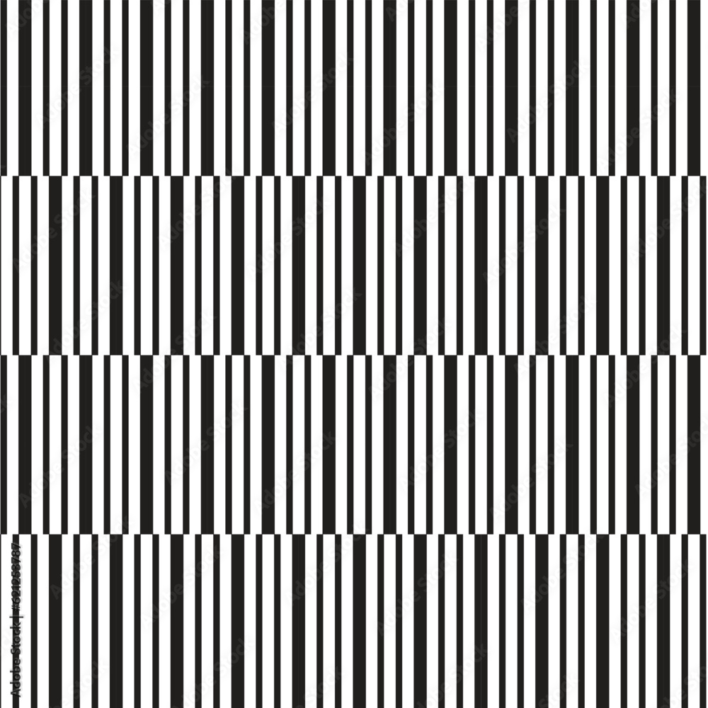 Poster abstract seamless geometric black vertical line pattern.