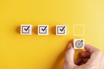 Checklist business target marketing quality management with Quality ISO Guarantee Assurance and...