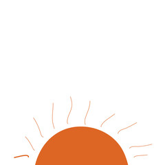 Sunset illustration