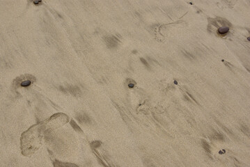 Spuren im Sand