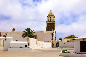 Naklejka premium Kirche San Miguel in Teguise, Lanzarote, Spanien, Europa
