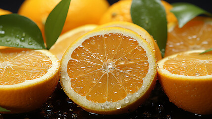 oranges and lemons HD 8K wallpaper Stock Photographic Image