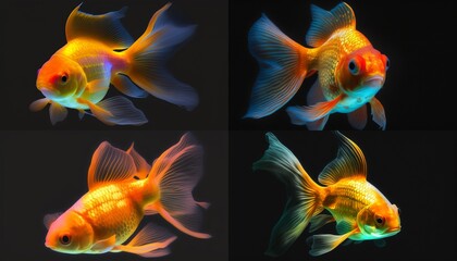 Fototapeta premium colorfull Fish ai generative