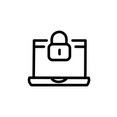 Obraz premium Keys and Locks outline vector icons