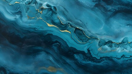 Elegant Marble Texture in teal Colors. Luxury panoramic Background.
