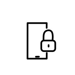 Keys and Locks outline vector icons