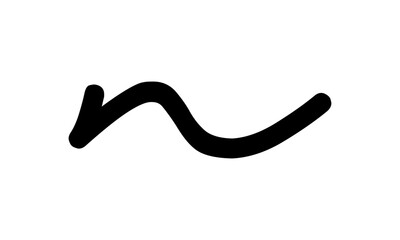 Simple and modern letter N initials logo design