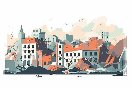 The city ​​destroyed by disaster