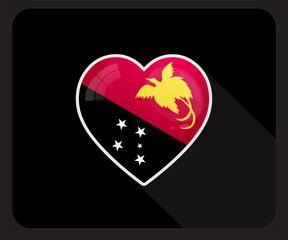Papua Love Glossy Pride Flag Icon
