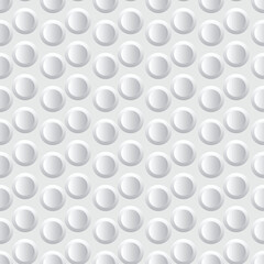 Foil bubble seamless pattern. Reflective silver bubble wrap packing. Material surface vector illustration.