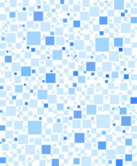 Blue Colored Box Pixel Pattern Vector