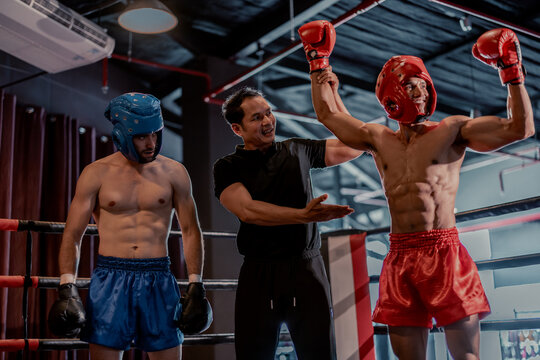 In an intense boxing match, a dedicated professional boxer showed commitment, determination. Emerging as champion, delivering knockout. His perseverance paid off, leaving him delighted and fulfilled. - Powered by Adobe
