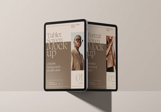 Tablet Screen Mockup