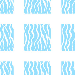 seamless blue safari stripes pattern vector illustration