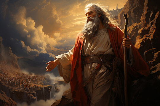 The story of Moses leading the Israelites out of slavery in Egypt is a pivotal event known as the Exodus. It includes the parting of the Red Sea and the receiving of the Ten Comman Generative AI