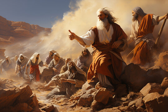 The story of Moses leading the Israelites out of slavery in Egypt is a pivotal event known as the Exodus. It includes the parting of the Red Sea and the receiving of the Ten Comman Generative AI