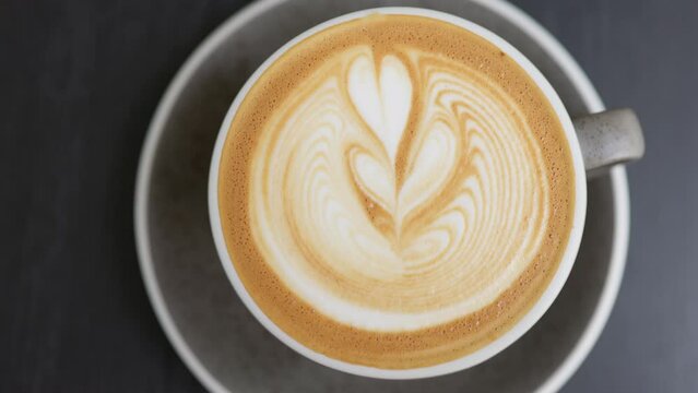 Cup of Flat White Coffee