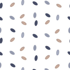 Seamless pattern with cones, on a white background, vector children's digital illustration.
