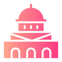 goverment gradient icon