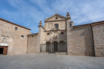 Fototapeta na wymiar Church and Convent of San Jose - Avila, Spain