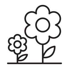 Flower garden icon
