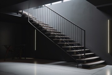 modern staircase, Generative AI