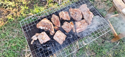 Smoke and Thai style grilled pork