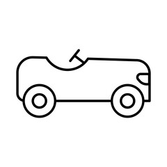 Vintage convertible icon