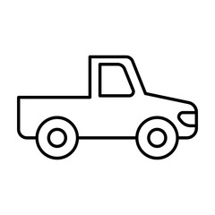 Pickup truck icon