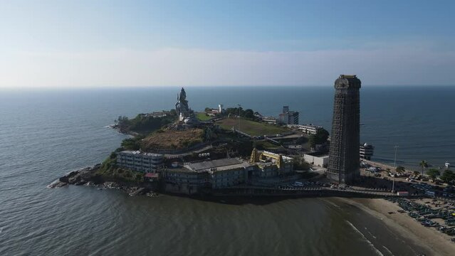 Mudeshwara temple drone shot