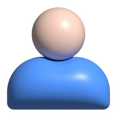 profile 3D icon