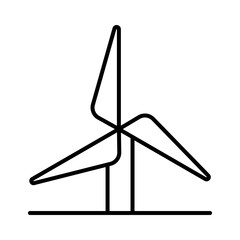 Fototapeta premium Wind turbine icon