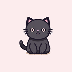 Playful Paws Cute Cat Icon