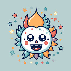Amusing Jester Flat Icon