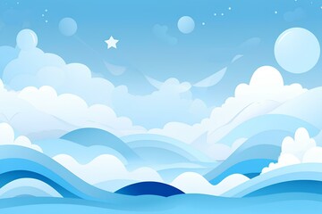 sea and sky made by midjeorney