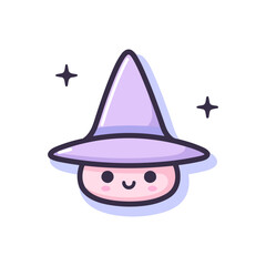 Enchanting Hat Flat Icon, halloween icon