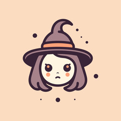 Gothic Witchcraft Flat Icon, halloween icon
