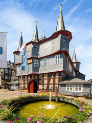 Fototapeta premium Frankenberg/Eder, Historisches Rathaus am Obermarkt