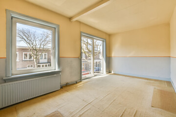 an empty room with no furniture or people to see in the photo, it's very clean and ready for use