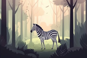 zebra background made by midjeorney